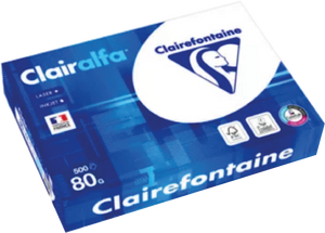 Papier A4 blanc 80g Clairalfa - Ramette de 500 feuilles